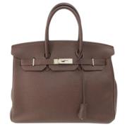 Hermès Vintage Pre-owned Tyg handvskor Brown, Dam