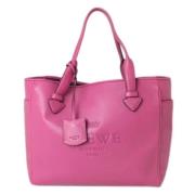 Loewe Pre-owned Pre-owned Tyg totevskor Pink, Dam