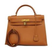 Hermès Vintage Pre-owned Tyg handvskor Brown, Dam