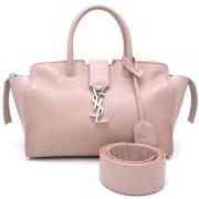 Yves Saint Laurent Vintage Pre-owned Laeder handvskor Pink, Dam