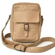 Bottega Veneta Vintage Pre-owned Laeder axelremsvskor Beige, Herr