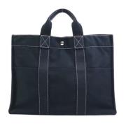 Hermès Vintage Pre-owned Tyg totevskor Black, Dam