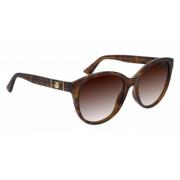 Gucci Solglasögon med Gradientglas Brown, Dam