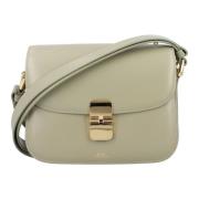 A.p.c. Grön Taupe Grace Small Läderhandväska Green, Dam