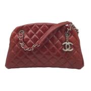 Chanel Vintage Pre-owned Tyg chanel-vskor Red, Dam