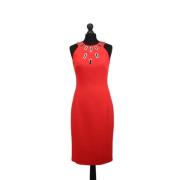 Versace Pre-owned Pre-owned Polyester klnningar Red, Dam