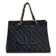 Chanel Vintage Pre-owned Tyg chanel-vskor Black, Dam