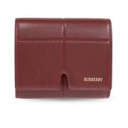 Burberry Läderplånbok Snip Red, Dam