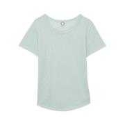 Ines De La Fressange Paris Lison T-shirt i turkos linne Green, Dam