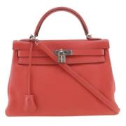 Hermès Vintage Pre-owned Tyg handvskor Red, Dam