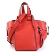 Loewe Pre-owned Pre-owned Tyg handvskor Red, Dam