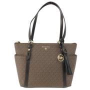 Michael Kors Pre-owned Pre-owned Tyg totevskor Brown, Dam