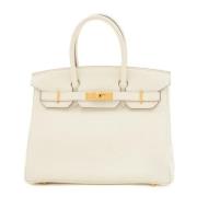 Hermès Vintage Pre-owned Tyg handvskor White, Dam