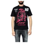 My Brand Svart Bull Racing Crew Tee Black, Herr