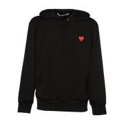 Comme des Garçons Play Stiliga Sweaters Kollektion Black, Herr