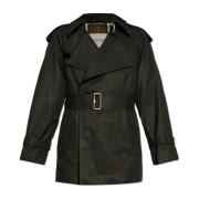 Burberry Kort trenchcoat Black, Dam