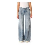 Diesel Retro Flare Fit Jeans Blue, Dam