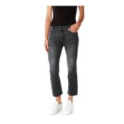 Replay Cropped Jeans Gray, Dam