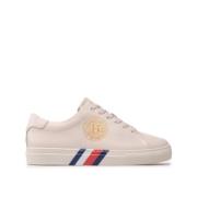 Tommy Hilfiger Sneakersna lyfte vapenskölden White, Dam