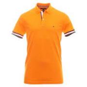 Tommy Hilfiger Mw0Mw23960 SGH Herr Polo Yellow, Herr