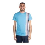 Trussardi Herr Vertikal Logo T-shirt Blue, Herr