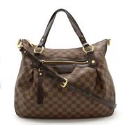 Louis Vuitton Vintage Pre-owned Canvas louis-vuitton-vskor Brown, Dam