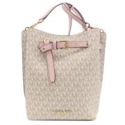 Michael Kors Pre-owned Pre-owned Tyg axelremsvskor Beige, Dam