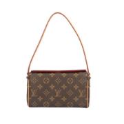 Louis Vuitton Vintage Pre-owned Tyg louis-vuitton-vskor Brown, Dam