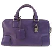 Loewe Pre-owned Pre-owned Tyg handvskor Purple, Dam