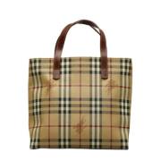 Burberry Vintage Pre-owned Tyg handvskor Beige, Dam