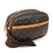 Louis Vuitton Vintage Pre-owned Canvas axelremsvskor Brown, Dam