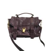 Proenza Schouler Pre-owned Pre-owned Läder handvskor Purple, Dam