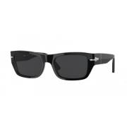 Persol Stiliga solglasögon i klassisk design Black, Unisex