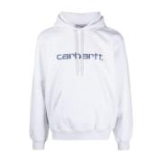 Carhartt Wip Huvtröja 1R7 Hoodies White, Herr