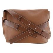 Loewe Pre-owned Pre-owned Tyg axelremsvskor Brown, Dam