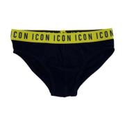 Dsquared2 Logato Icon Herr Slip Black, Herr