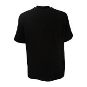 Emporio Armani Kortärmad bomullst-shirt med logotyp Black, Herr