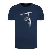 Karl Lagerfeld Herr Street Style T-shirt Blue, Herr