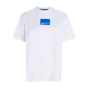 Karl Lagerfeld Dam Logo Tee Regular Fit White, Dam