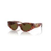 Versace Kattögon solglasögon - Djärv elegans Brown, Dam