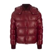 Moncler Röd Maljasset Dunjacka Red, Herr