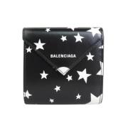 Balenciaga Vintage Pre-owned Laeder plnbcker Black, Unisex