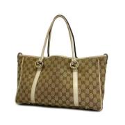 Gucci Vintage Pre-owned Tyg gucci-vskor Brown, Dam