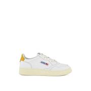 Autry Vintage Stil Låg Topp Sneakers White, Herr