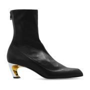 Alexander McQueen Klackade ankelboots Black, Dam