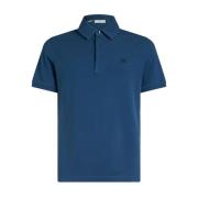 Etro Blå Polo Shirt Pegasus Logo Blue, Herr
