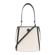 Tory Burch Liten hink axelväska Beige, Dam