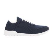 Kiton Canvas Sneaker med Non-Slip Sole Blue, Herr