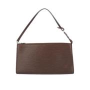 Louis Vuitton Vintage Pre-owned Tyg louis-vuitton-vskor Brown, Dam