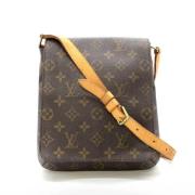 Louis Vuitton Vintage Pre-owned Laeder axelremsvskor Brown, Dam